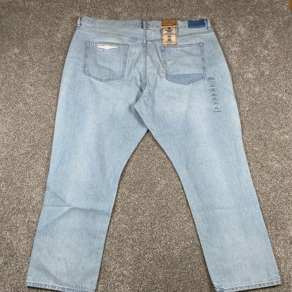 POLO RALPH LAUREN The Avery Boyfriend Distressed Patchwork Jeans Womens Size 34 - Picture 15 of 15